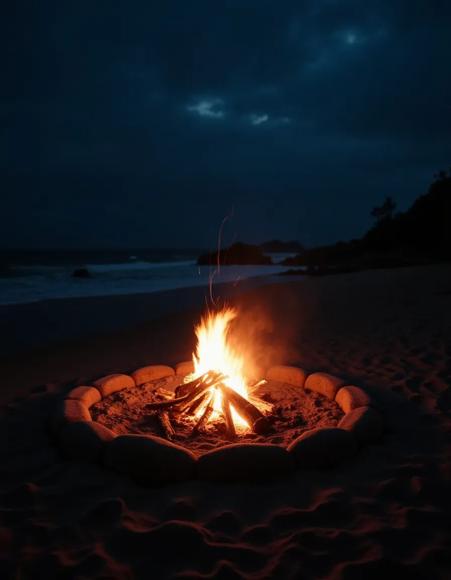 Beach Campfire