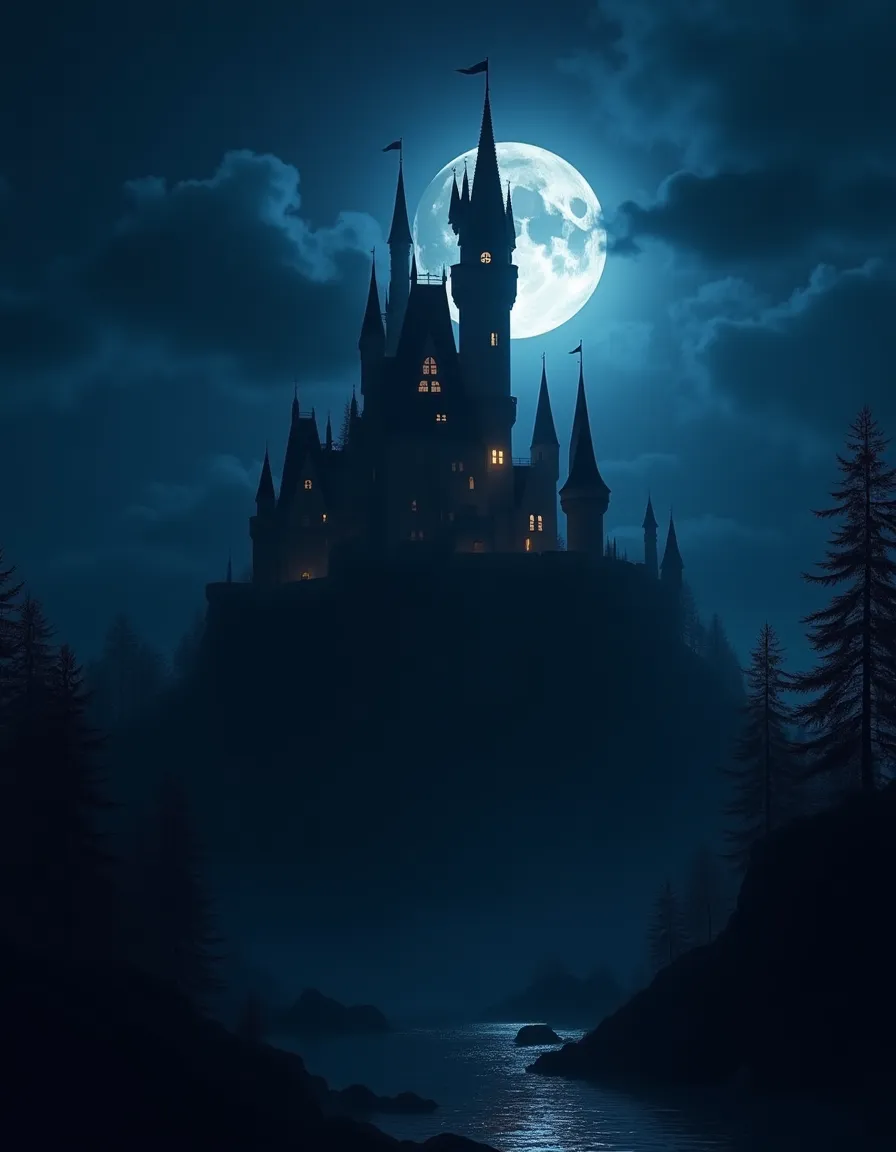 Nighttime Castle