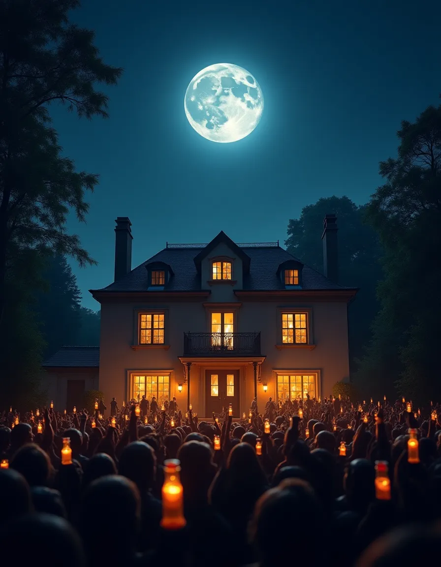Nighttime House Party